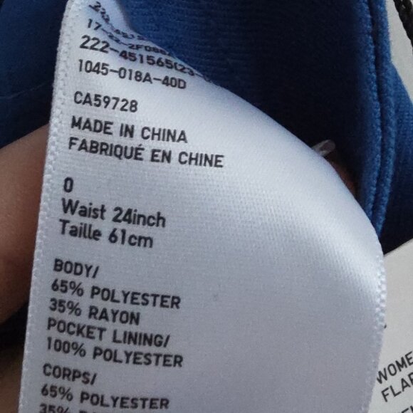 NWT JW ANDERSON × UNIQLO | Asymmetric Skirt Royal Blue Sz 0 - Picture 7 of 7